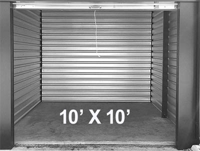 10'X10'StorageUnit Empty