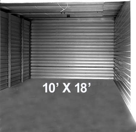10'X18' StorageUnit Empty